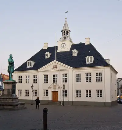 Det gamle rådhus på Rådhustorvet i Randers