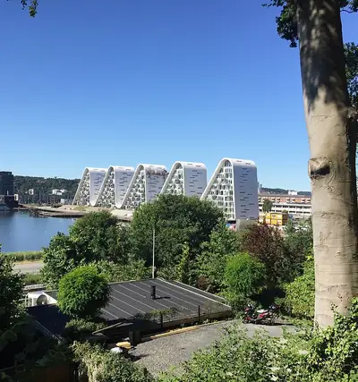 Boligbyggeriet Bølgen ved Vejle Fjord